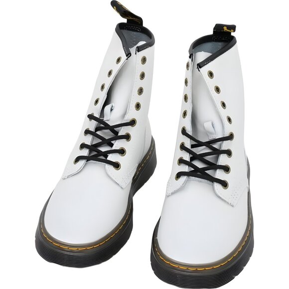 Dr. Martens Zavala White Combat Boot Women's US 7 - Picture 5 of 6